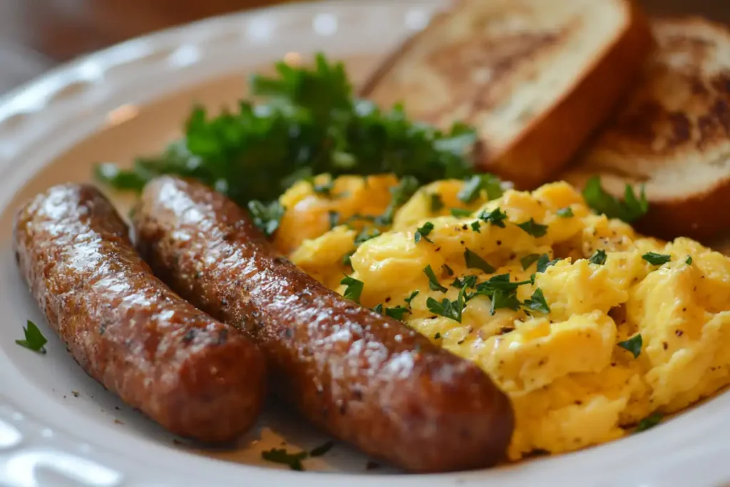 Breakfast Plate with Jimmy Dean Sausage